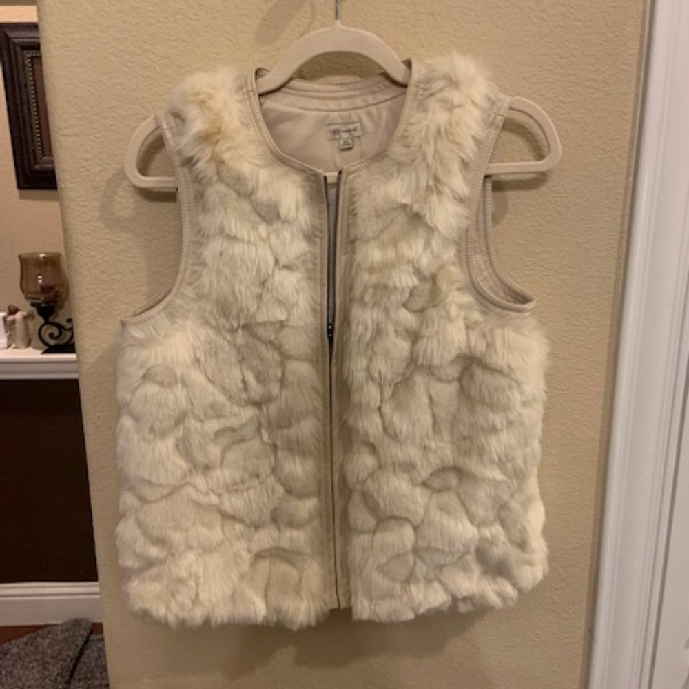 Cremieux Faur Fur Vest Woman’s Size Xtra Small
